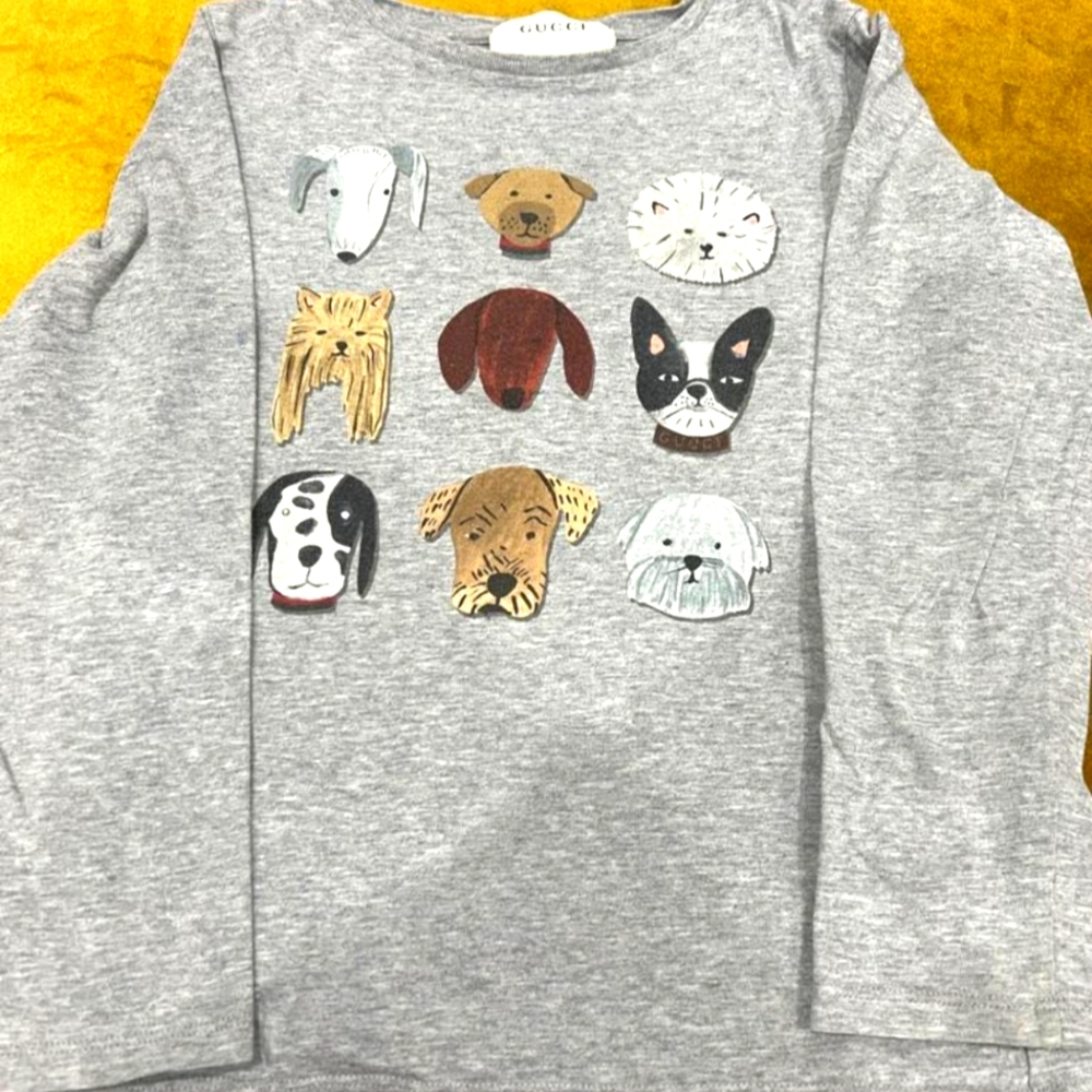 Gucci Dogs Long Sleeve Shirt
